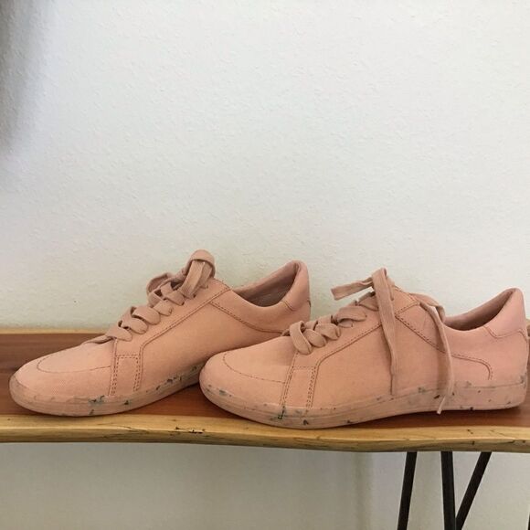 Treasure & Bond Monroe Canvas Sneaker in Coral Size 7.5 - Picture 5 of 10